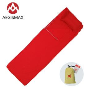 AEGISMAX Outdoor Ultralight Camping Envelope portable Summer Travel Liner Isolation Dirty Sleeping Bag accessory
