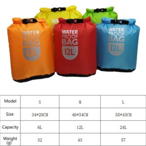 New Waterproof Dry Bag Pack Sack Swimming Rafting Kayaking River Trekking Floating Sailing Canoing Boating Water Resistance