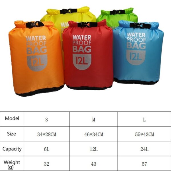New Waterproof Dry Bag Pack Sack Swimming Rafting Kayaking River Trekking Floating Sailing Canoing Boating Water Resistance