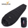 Fill 600G 1000G WINGACE ultralight duck down camping outdoor tourists waterproof mummy fall Travel sleep adult sleeping bags