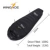 Fill 600G 1000G WINGACE ultralight duck down camping outdoor tourists waterproof mummy fall Travel sleep adult sleeping bags